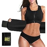 AMZBOSS Waist Trainer for Women Lower Belly Fat, Waist Sweat Band for Women, Belly Band Sweat Belt, Stomach Wrap, Body Shaper