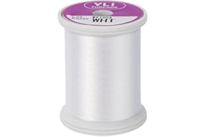 YLI Threads Silk Thread – 100 wt Fine Japanese Silk for Appliqué, EPP, and Quilting - White