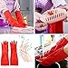 Flowersea998 Latex Rubber Gloves for Clean Sense Dish Washing, Housework, Laundry Supplies, (2 x Color)