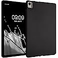 kwmobile TPU Silicone Case Compatible with Nokia T21 Tablet - Case Soft Flexible Shock Absorbent Cover - Black Matte