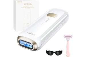AIMTER Laser Hair Removal, IPL Hair Removal for Women and Men with 5 C°Sapphire Ice-Cooling Function, At-Home Hair Removal Device for Armpits Back Legs Arms Face Bikini Line,Unlimited Flashes,Nearly Painless