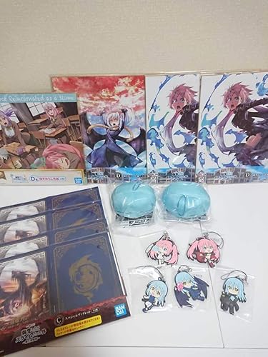 Amazon 転生したらスライムだった件 一番くじ 魔王覚醒 テンペスト Cd E F ブックレット 色紙 ぬいぐるみ ラバーストラップ ミリム リムル 転スラ アイドル 芸能人グッズ 通販