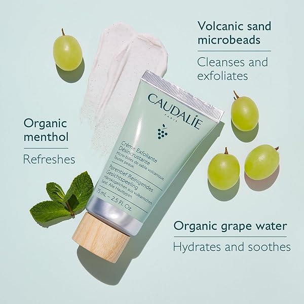 CAUDALIE DEEP EXFOLIATING CLEANSER 2.5OZ