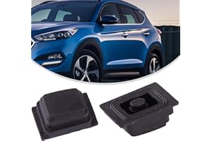 VOGOOPOI Black Car Exterior Door Handle Buckle Induction Button Fit for Hyundai Tucson 2015-2020 Car Accessory Buttons Exterior Door Handles