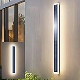 ANKBOY Solar Wall Lights Outdoor Waterproof, 10W LED Wall Lighting Fixture Mounted Acrylic Lampshade 60cm Long IP65 Waterproof Wall Lamps for Porch Patio Front Door Entryway