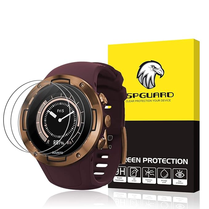 Paquete de 3] Spguard Compatible Suunto 5D & Suunto 9 Protector de ...