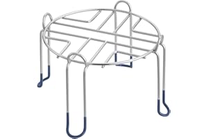 FACHIOO Stainless Steel Stand,Compatible with The Berkey® Gravity-Fed Water Filtration System, 9'' Diameter 6'' Tall Countertop Stand,Fit Most Medium Gravity Water Filter System