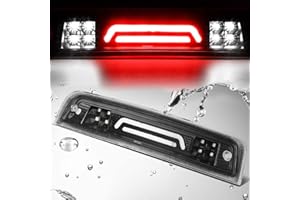 3rd Third Tail Red+White LED Brake Light for Dodge Ram 1500 (2009-2017) / Dodge Ram 2500 3500 (2010-2017) |Rear Cargo Lamp Hi
