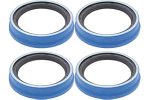 QJZ [4-Pack] CR27438 - Trailer Axle Wheel Unitized Oil Seal, 9K-10k lbs - #99 Spindle, Inner Diameter: 2.750 inches