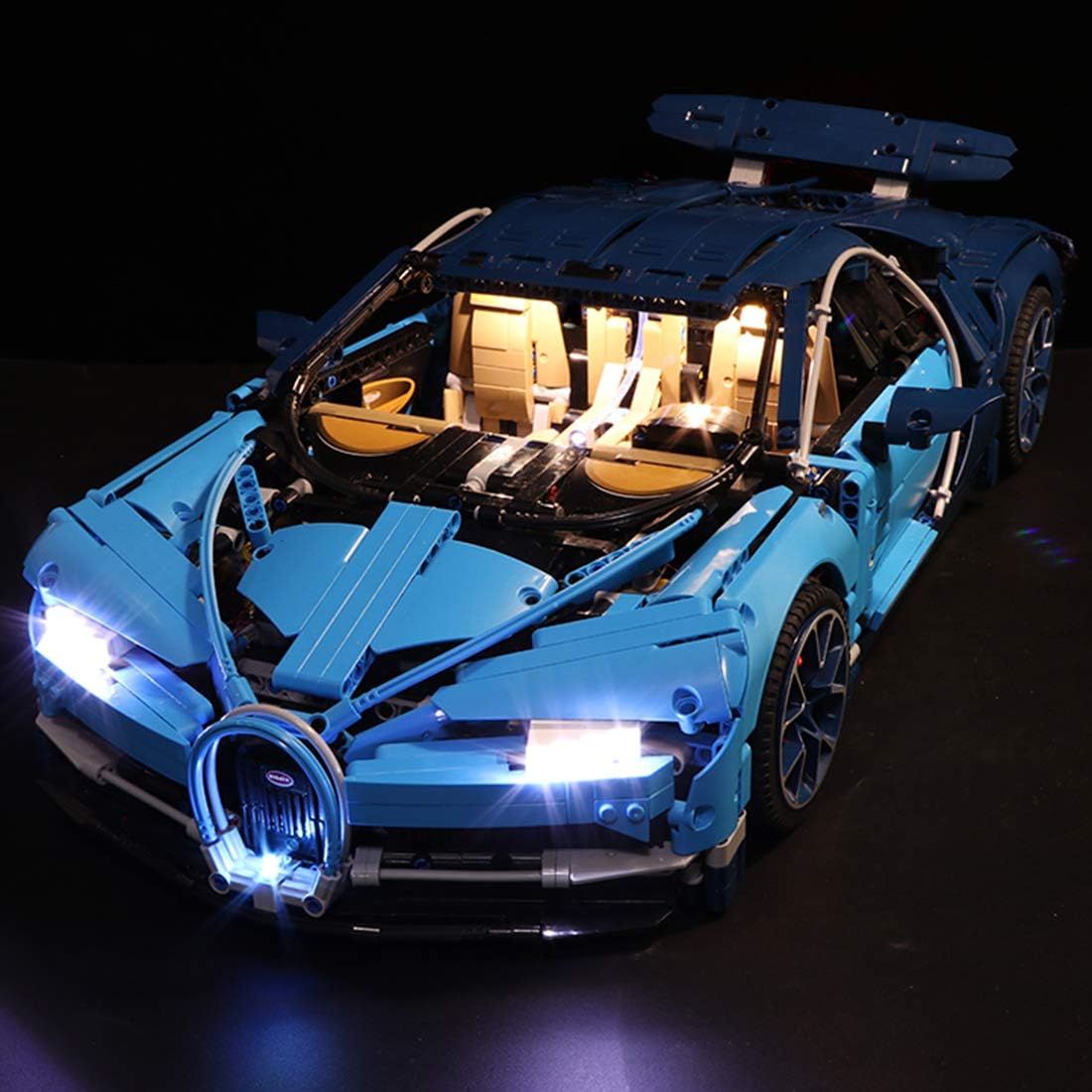 POXL Light Set for Lego Bugatti Chiron - LED Light Kit Lighting Kit for Lego 42083 - ONLY Light Set