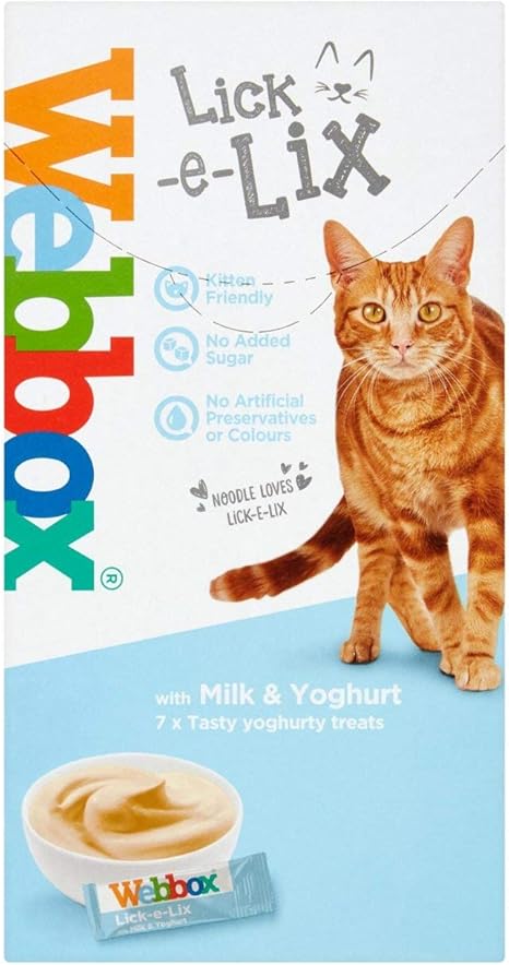 lick e lix cat yogurt