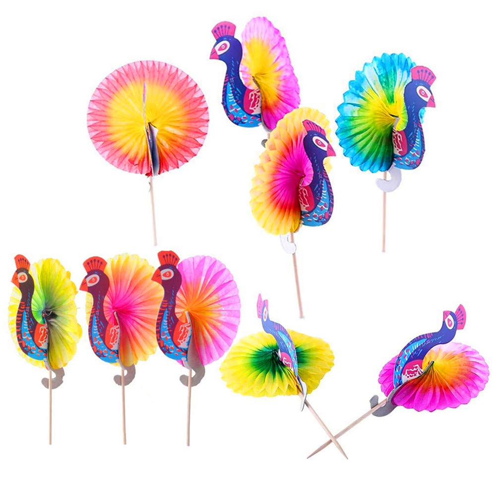Limeow Paper Umbrella Cocktail Cocktail Beach Party Paper Umbrella Cocktail Umbrellas Cocktail Umbrellas Decoration for Cocktail Drinks Fruit Label Wine for Beach Party Assorted Colors 100 Pieces