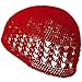 Cotton Kufi Cap - Red OSFM