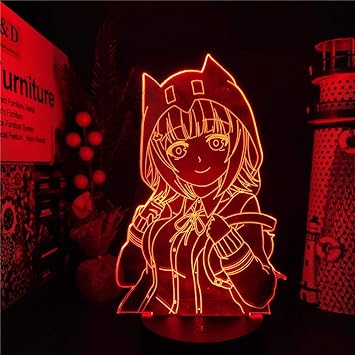 3d night light for teens chiaki nanami
