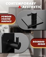Auxmir 5 Pack Self Adhesive Hooks 10kg Stainless Steel No Drill view 6