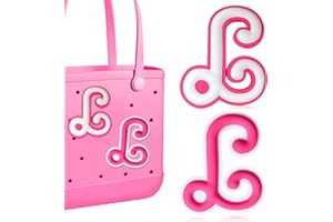 AOIFES 2Pcs Lettering Charms For Bogg Bag, 3D Alphabet Printed Decorative Accessories Charm For Bogg Bag, Insert Personalizing Alphabet Decorative Charm Compatible With Handbag Beach Tote Bag