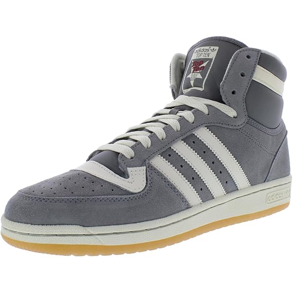 Amazon.com | adidas Top Ten Rb Mens Shoes Size 8, Color: White/Solid  Black/Core White | Team Sports