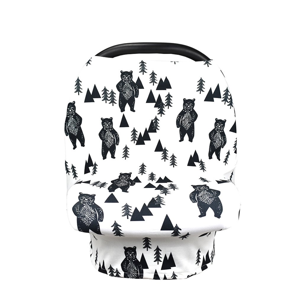 Best strap covers, bear, brown, infant car seat strap covers