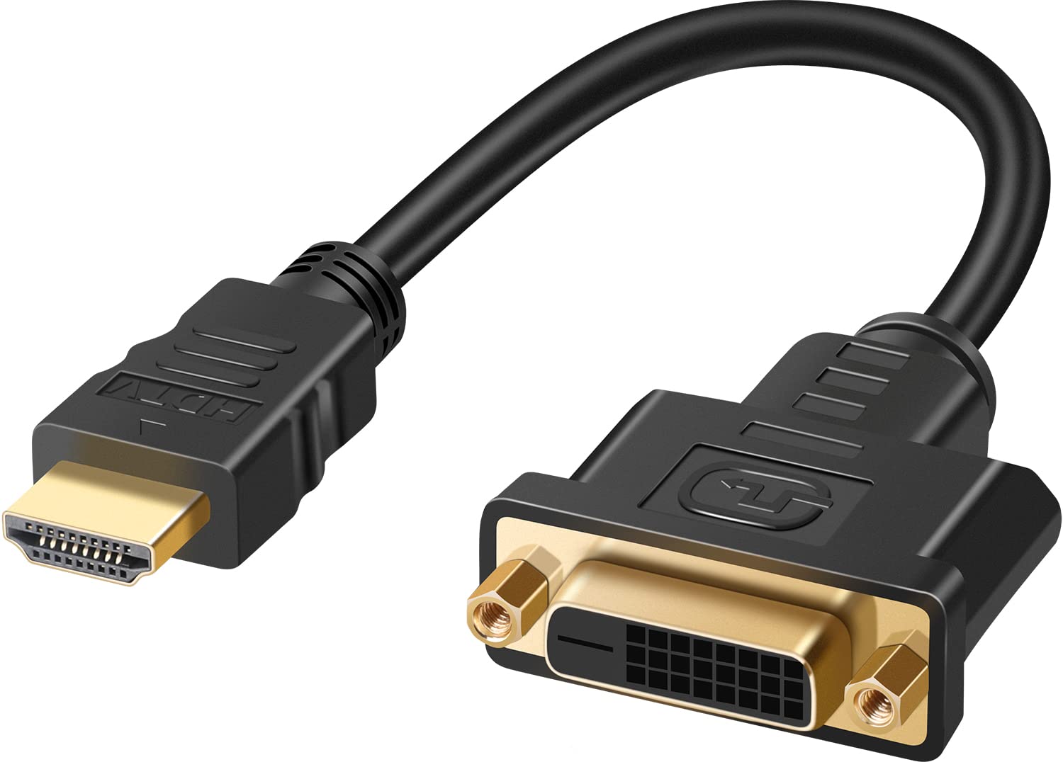 Photo 1 of SAISN HDMI to DVI Adapter Cable, Bi-Directional HDMI Male to DVI-D (24+1) Female Converter Cord 1080P DVI to HDMI HD Video Adapter Wire for HDTV, PC, Xbox, Blue-ray DVD, A/V Receivers