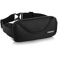 PONRAY Running Belt Fanny Pack - Water Resistant Running Phone Holder for Women Men Jogging Hiking Fitness - Adjustable…
