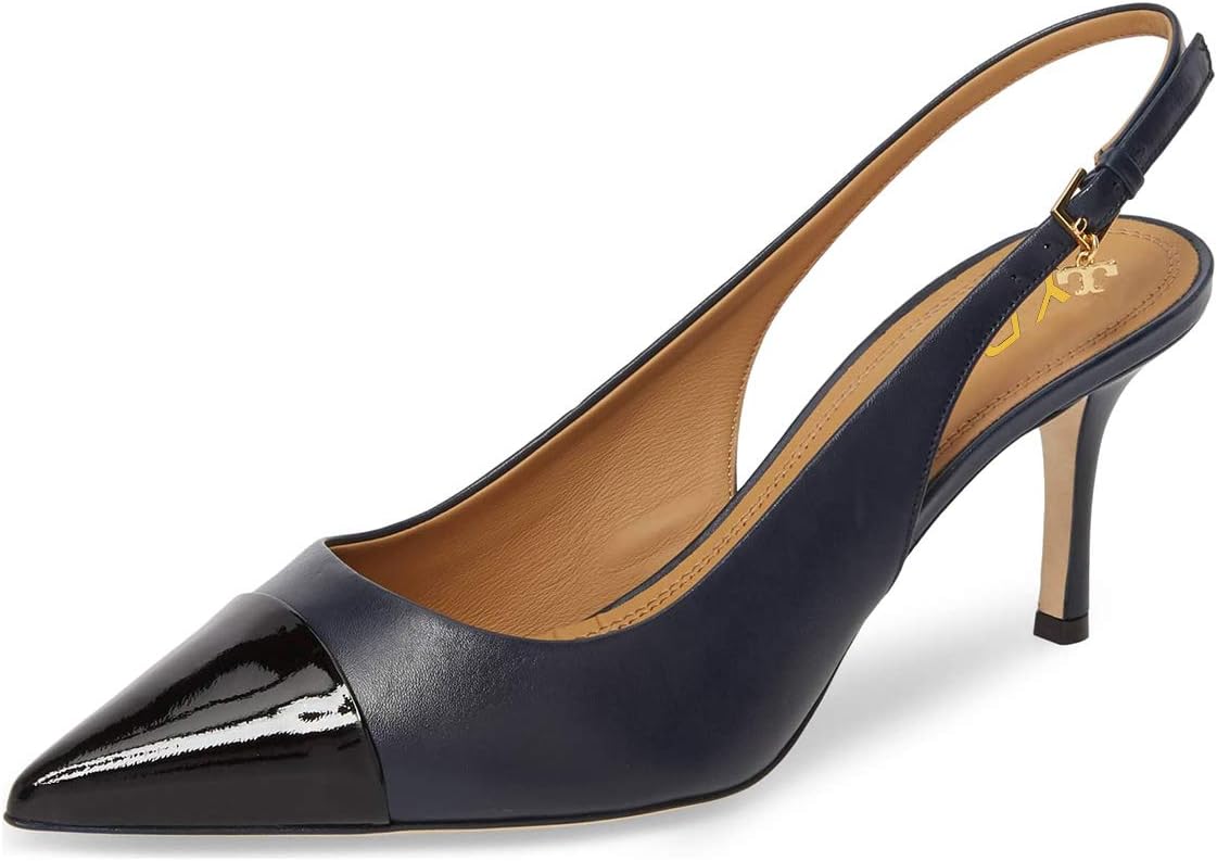 YDN Women Classy Pointed Toe Thin High Heel Slingback Office Lady Dress Pumps Shoes