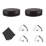 2 Pack RF Mount Body Cap Cover & Rear Lens Cap for