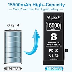 XYIRMCYF 15500mAh Super Capacity Battery Compatible
