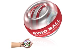 NHHEO Torque Ball, Auto-Start Gyro Ball Wrist Exerciser Strengthener and Forearm Gyroscope for Stronger Arm Fingers Wrist Bones and Muscle