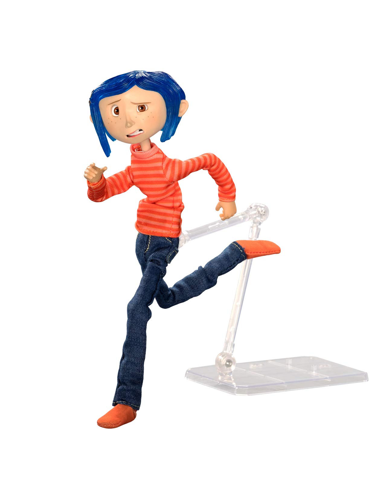 NECA Coraline Articulated Fig - Striped Shirt Coraline
