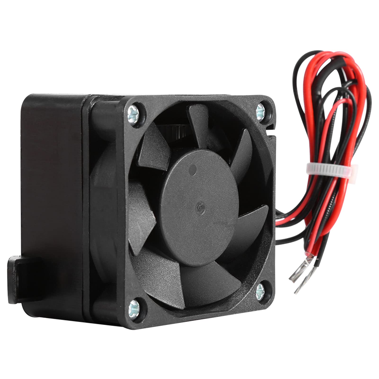 PTC Car Fan Air Heater, Mini Air Heating Constant Temperature Insulation PTC Thermistor Heater Element with Fan(12V 150W)