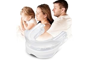 AYROX Mouth Guard for Clenching Teeth at Night Upgraded Grinding Professional Mouth Guard for Grinding Teeth Stops Bruxism and Teeth Clenching Adjustable with Hygiene Case-5692