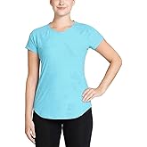 Kirkland Signature Ladies' Active V-Neck Textured Tee (Teal, Small)