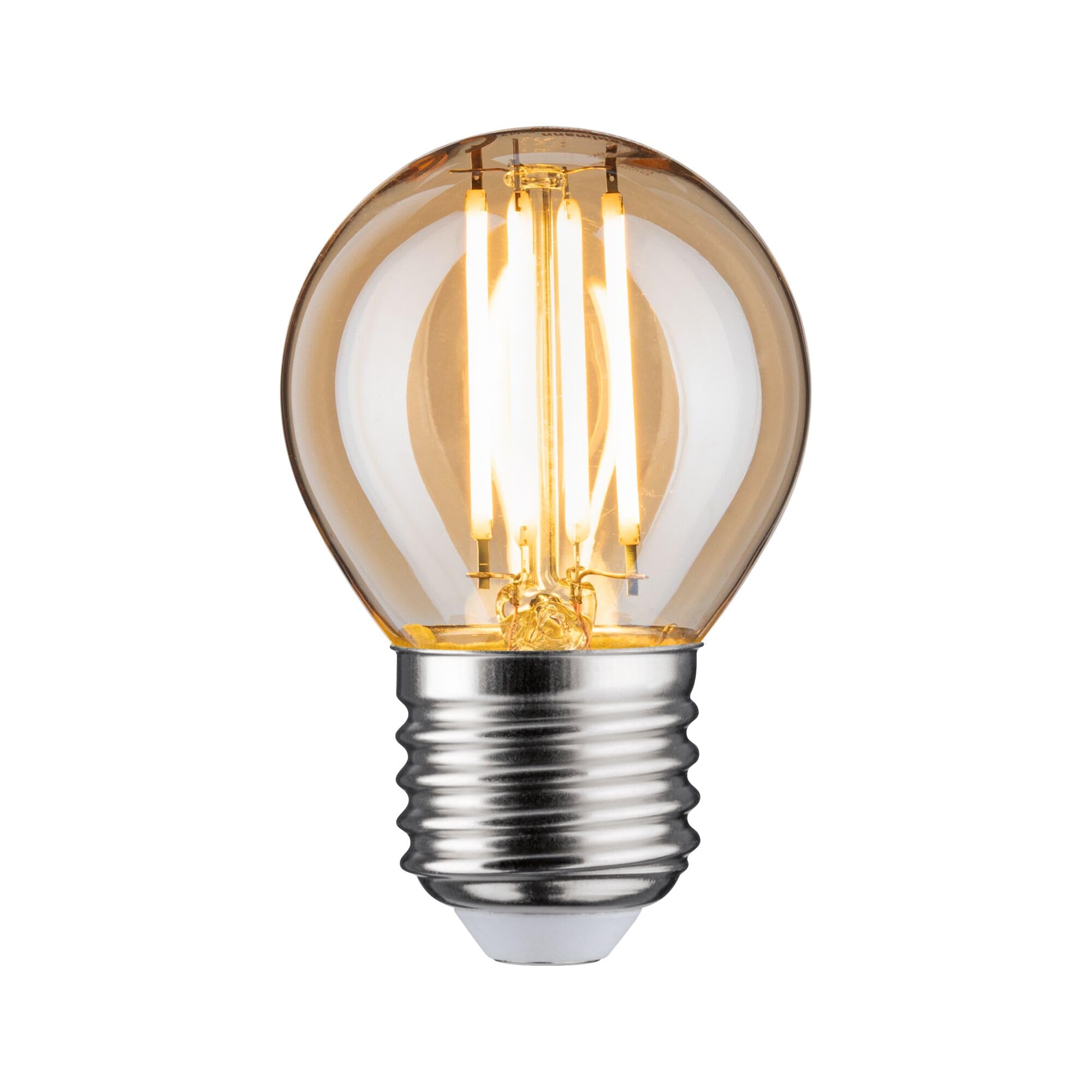 Paulmann 28713 LED Drop-Shaped Filament lamp 4.7 watts lamp dimmable Gold 2500 K Gold Light E27
