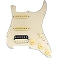 Musiclily Pro-SE ST-HSS-60SE Pre-wired Pickguard with Alnico 5 Pickups 5-Way Switch for Strat Style Electric Guitar, 3Ply Cream