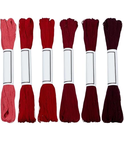 Amazon.com: Olympus Sashiko 20m Skein Red thread