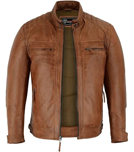 wilda☆本革☆ライナー付きleather 短丈“bomber jacket Amazon.com: Wilda Men's Black Bomber Cowhide Leather Jacket