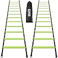 GHB Pro Agility Ladder Agility Training Ladder Speed 12 Rung 20ft with Carrying Bag