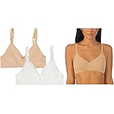 OnGossamer Womens Cabana Cotton Bralette 2 Pack
