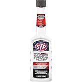 STP High Mileage Fuel Injector Cleaner and Carburetor Cleaner, 12 Count | Bottled Lubricant for Upper Cylinder, Carburetor Treatment, Use with Any Gasoline Engine, Works with Cap-less Gas Systems