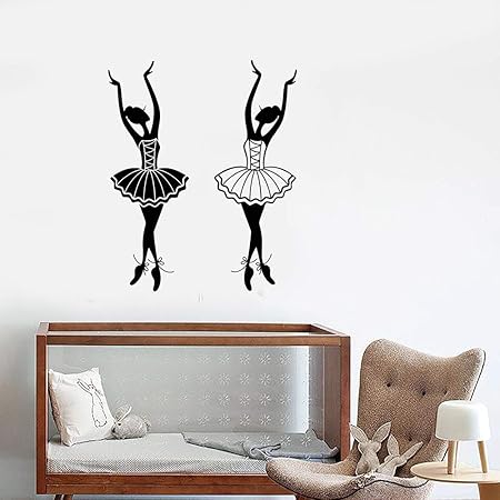 Bfmbch Dessin Animé Ballet Vinyle Sticker Mural Décoration