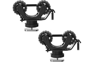 EDSRDPLT 1005 2 PCS Kayak Paddle Holder with Rubber Ring Rollers Fits Various Shaft Diameters for Holding Paddle, Rod, Net and More – Improved Compatibility for Fishing Kayaks