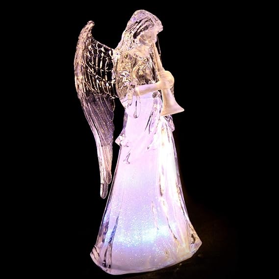 Buy credsy LED Angel Colorful Night Light Acrylic Flashing Ambient