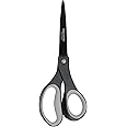 Fiskars 8" Comfort Grip Non-Stick Titanium All Purpose Scissors - Stainless Steel Blades for Everyday Cutting Tasks - Home, O