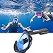 Asmeten Full Face Snorkel Mask 2018 Newest Foldable Panoramic View Snorkeling Mask with Detachable Camera Mount, Dry Top Set Easy Breath Anti-fog Anti-leak for Adults and Kids