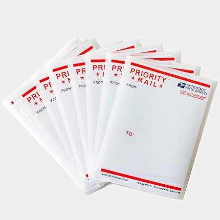 priority mail label size