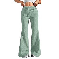 Flared Sweatpants Woman,Wide Leg Yoga