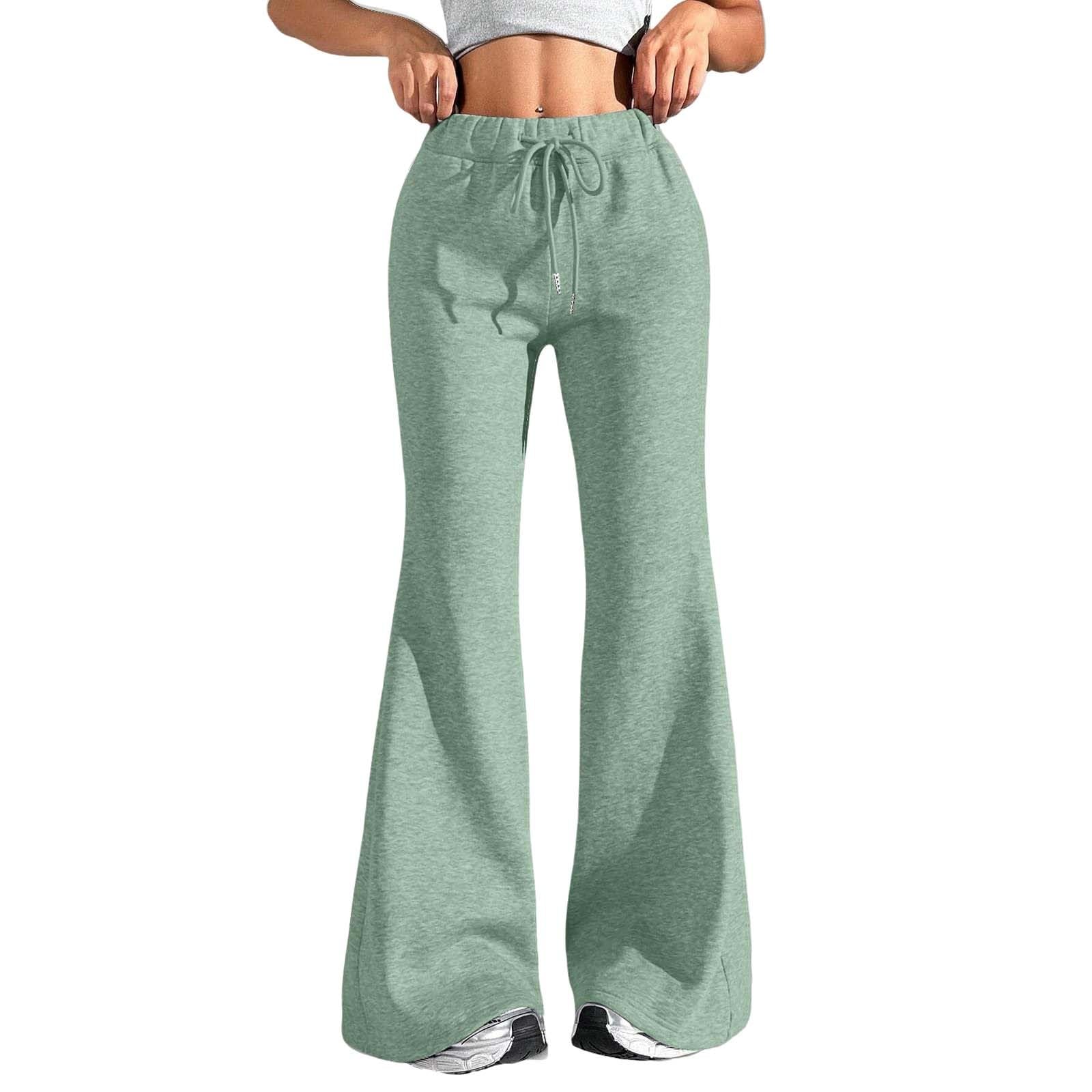 Flared Sweatpants Woman,Wide Leg Yoga
