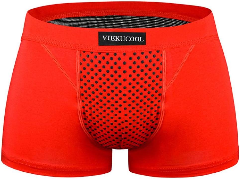 Men's Underwear, Tourmaline Health Guard Underpants Modal Solid Color Briefs