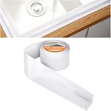 flintronic Bath Sealant Strip 5m Self Adhesive PVC Sealing Tape 20-70mm