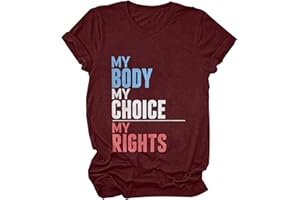 My Body My Choice My Rights - Womens Feminist T-Shirt Pro Choice Abortion Rights